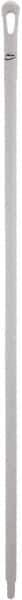 Vikan - 59 x 1-1/4" Polypropylene Squeegee Handle - European Threaded Connection, White - Exact Tool & Supply