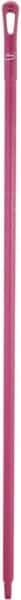 Vikan - 59 x 1-1/4" Polypropylene Squeegee Handle - European Threaded Connection, Pink - Exact Tool & Supply