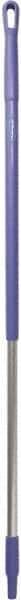 Vikan - 51 x 1-1/4" Aluminum Squeegee Handle - European Threaded Connection, Purple - Exact Tool & Supply