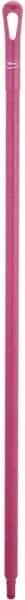 Vikan - 51 x 1-1/4" Polypropylene Squeegee Handle - European Threaded Connection, Pink - Exact Tool & Supply