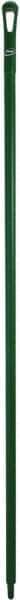 Vikan - 67 x 1-19/64" Polypropylene Squeegee Handle - European Threaded Connection, Green - Exact Tool & Supply