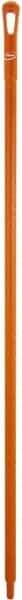 Vikan - 59 x 1-1/4" Polypropylene Squeegee Handle - European Threaded Connection, Orange - Exact Tool & Supply