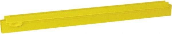 Vikan - 20" Rubber Blade Squeegee Refill - Double Edge, Yellow, Plastic Holder - Exact Tool & Supply