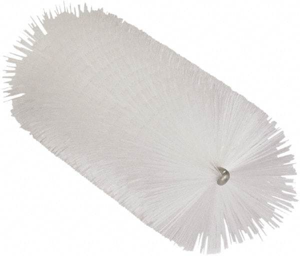 Vikan - 2.3" Diam Polyester Tube Brush - 6-1/4" OAL, 6-1/2" Head Length, Stainless Steel Handle - Exact Tool & Supply