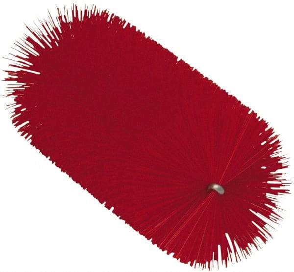Vikan - 2.3" Diam Polyester Tube Brush - 6-1/4" OAL, 6-1/2" Head Length, Stainless Steel Handle - Exact Tool & Supply