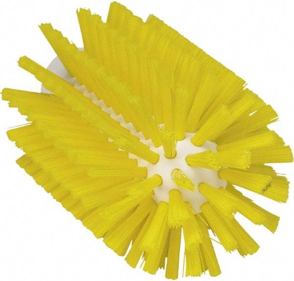 Vikan - 3" Diam Polyester Tube Brush - 6" OAL, 5-1/4" Head Length, Polypropylene Handle - Exact Tool & Supply