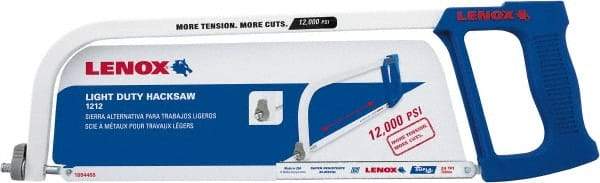 Lenox - 12" Hacksaw Frame - 4-1/2" Throat Depth - Exact Tool & Supply