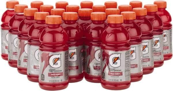 Gatorade - 12 oz Bottle Fruit Punch Activity Drink - Ready-to-Drink - Exact Tool & Supply