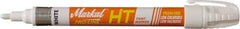 Markal - White Paint Marker - Bullet Tip - Exact Tool & Supply