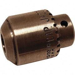 Dynabrade - 5/16-24, 5/32" Max Capacity, Threaded Mount Drill Chuck - Keyed - Exact Tool & Supply