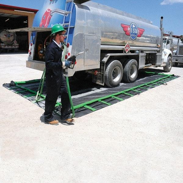 UltraTech - 810 Gal Copolymer 2000 Containment Berm, Rapid Rise Model - 13" High x 10' Wide x 10" Long - Exact Tool & Supply