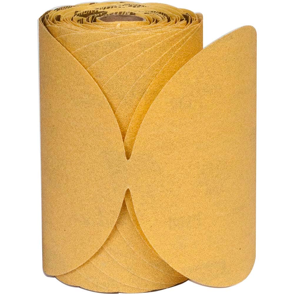 Norton - 6" Diam, 320 Grit Aluminum Oxide Adhesive PSA Disc - Exact Tool & Supply