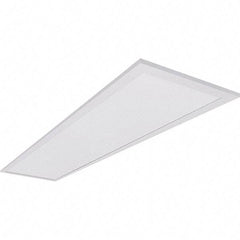 Eiko Global - 1 Lamp, 30 Watts, 3,750 Lumens, 1' x 4', 5,000°K, LED Lamp Troffer - 100 to 277 Volt, Dimmable, Acrylic Diffuser, Aluminum Troffer - Exact Tool & Supply