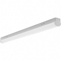 Eiko Global - 1 Lamp, 32 Watt, 4,200 Lumen, LED Strip Light - Surface Mounted, 120 to 277 Volt, 4' Long x 3.35" Wide x 3.56" High - Exact Tool & Supply