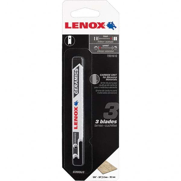 Lenox - Jig Saw Blades Blade Material: Bi-Metal Blade Length (Inch): 3-1/2 - Exact Tool & Supply