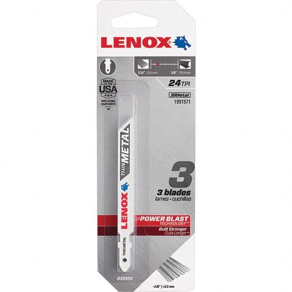 Lenox - Jig Saw Blades Blade Material: Bi-Metal Blade Length (Inch): 3-5/8 - Exact Tool & Supply