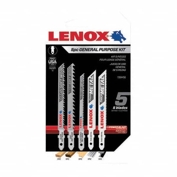 Lenox - Jig Saw Blade Sets Blade Material: Bi-Metal Minimum Blade Length (Inch): 3-5/8 - Exact Tool & Supply