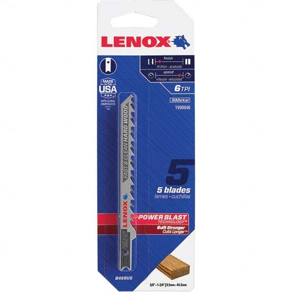 Lenox - Jig Saw Blades Blade Material: Bi-Metal Blade Length (Inch): 4 - Exact Tool & Supply