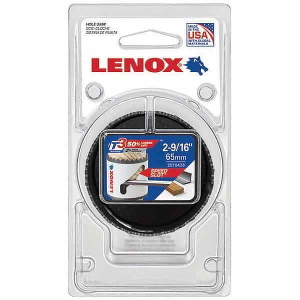 Lenox - Hole Saws Saw Diameter (mm): 1.50 Saw Diameter (Inch): 11/16 - Exact Tool & Supply