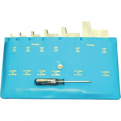 Mitutoyo - Adjustable Parallel Sets Minimum Length (Inch): 1-11/16 Maximum Length (Inch): 5 - Exact Tool & Supply