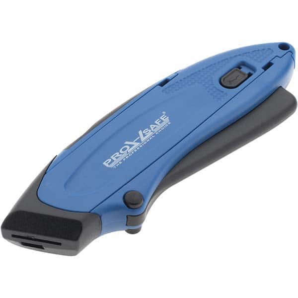 PRO-SAFE - 2.36" Blade Retractable Blade Utility Knife - Exact Tool & Supply