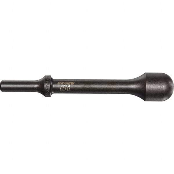 Mayhew - 1" Head Width, 6" OAL, Pneumatic Hammer - Round Drive, Round Shank, Steel - Exact Tool & Supply