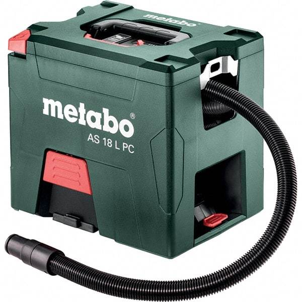 Metabo - 2 Gal Capacity, Cordless Portable Wet/Dry Vacuum Bare - 18 Volts, 16.5 Lb - Exact Tool & Supply