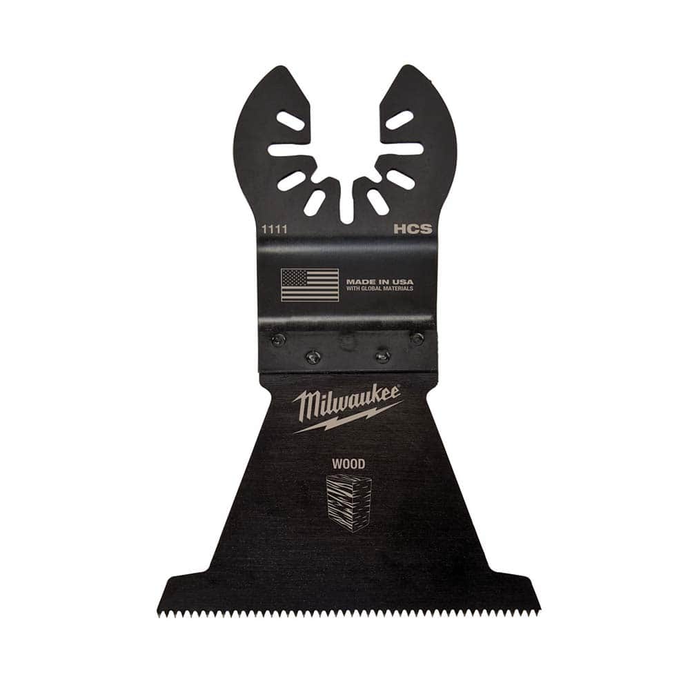 Milwaukee Tool - Rotary & Multi-Tool Accessories; Accessory Type: Wood Blade ; For Use With: Multi-Tools ; Includes: 2-1/2" HCS WOOD BLADE ; Maximum RPM: 0.000 ; Tooth Style: End Cut ; Head Diameter (Inch): 2-1/2 - Exact Tool & Supply