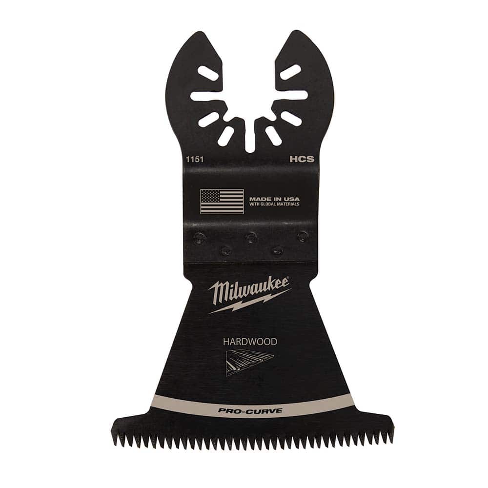 Milwaukee Tool - Rotary & Multi-Tool Accessories; Accessory Type: Multi-Material Blade ; For Use With: Multi-Tools ; Includes: 2-1/2" HCS JAPANESE TOOTH BLADE ; Maximum RPM: 0.000 ; Tooth Style: End Cut ; Head Diameter (Inch): 2-1/2 - Exact Tool & Supply