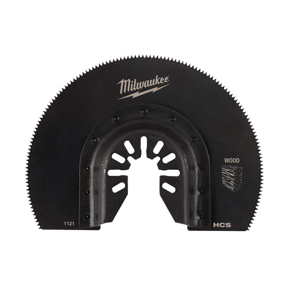 Milwaukee Tool - Rotary & Multi-Tool Accessories; Accessory Type: Wood Blade ; For Use With: Multi-Tools ; Includes: 3-1/2" HCS SEGMENTED WOOD BLADE ; Maximum RPM: 0.000 ; Tooth Style: End Cut ; Head Diameter (Inch): 3-1/2 - Exact Tool & Supply