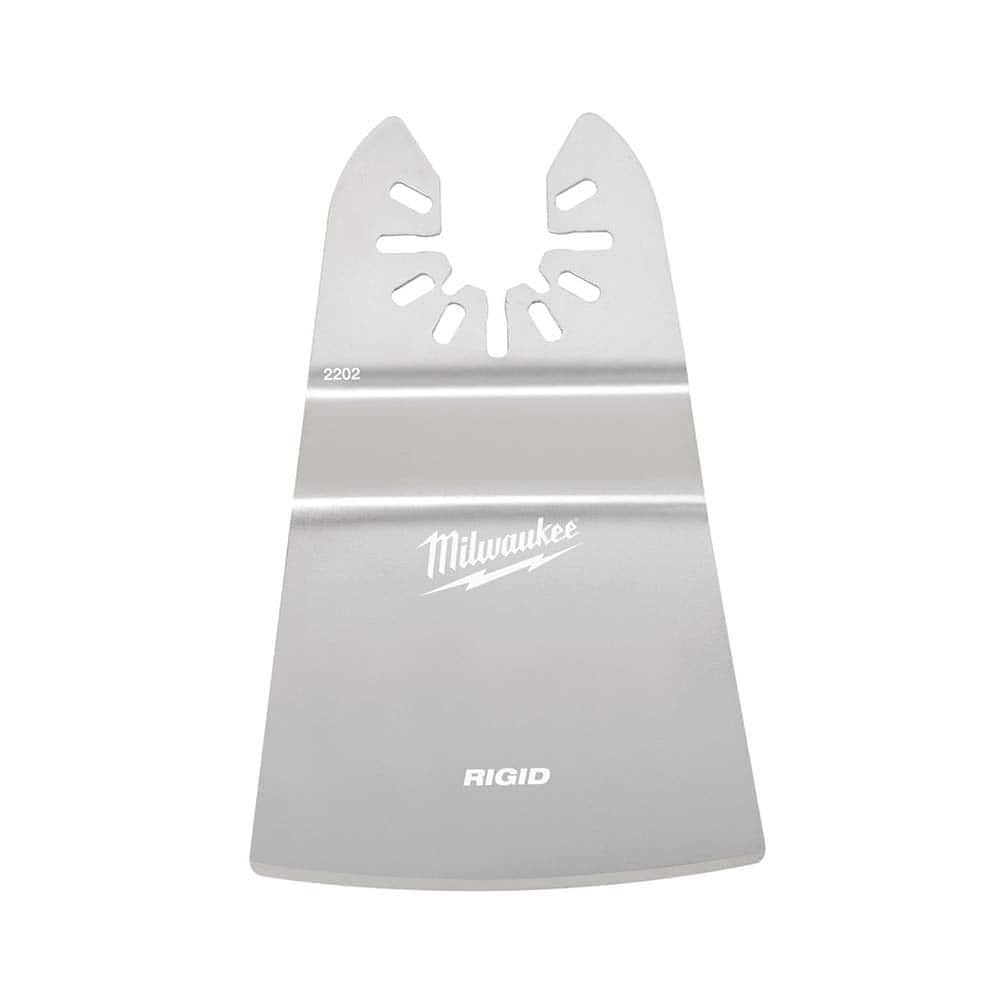 Milwaukee Tool - Rotary & Multi-Tool Accessories; Accessory Type: Sanding Disc ; For Use With: Milwaukee 6033-21; Milwaukee 6034-21 ; Includes: 2" RIGID & 2" FLEX SCRAPER BLADE ; Maximum RPM: 0.000 ; Tooth Style: End Cut ; Head Diameter (Inch): 2 - Exact Tool & Supply