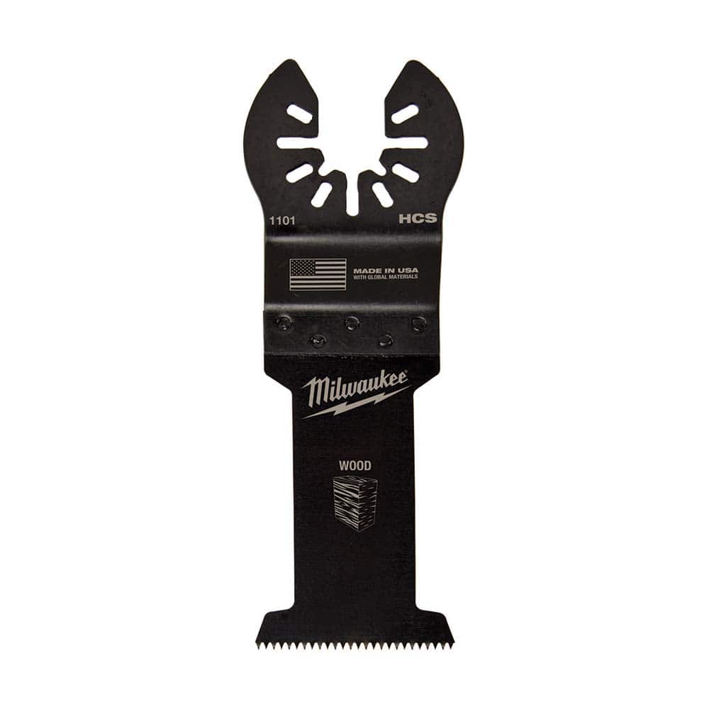 Milwaukee Tool - Rotary & Multi-Tool Accessories; Accessory Type: Wood Blade ; For Use With: Multi-Tools ; Includes: 1-3/8" HCS WOOD BLADE ; Maximum RPM: 0.000 ; Tooth Style: End Cut ; Head Diameter (Inch): 1-3/8 - Exact Tool & Supply
