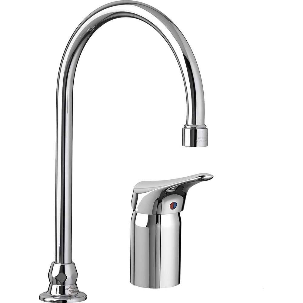 American Standard - Kitchen & Bar Faucets; Type: Gooseneck ; Style: Contemporary; Modern; Transitional ; Mount: Deck ; Design: One Handle ; Handle Type: Lever ; Spout Type: Gooseneck - Exact Tool & Supply