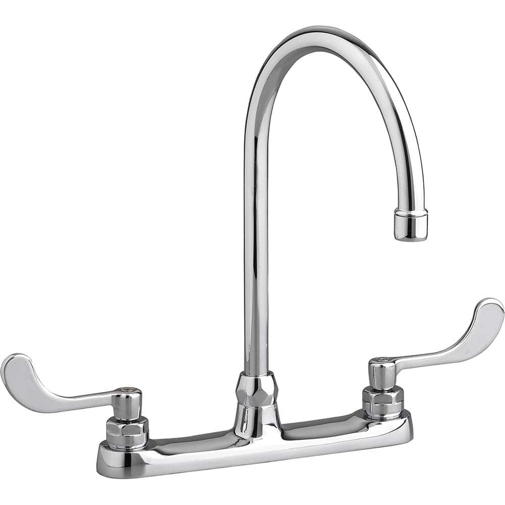 American Standard - Kitchen & Bar Faucets; Type: Gooseneck ; Style: Contemporary; Modern; Transitional ; Mount: Deck ; Design: Two Handle ; Handle Type: Lever ; Spout Type: Gooseneck - Exact Tool & Supply