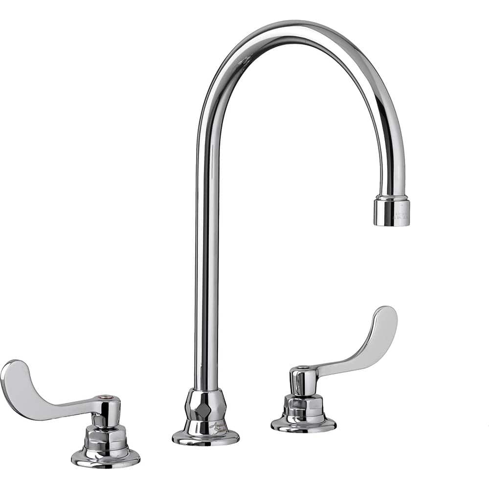 American Standard - Kitchen & Bar Faucets; Type: Gooseneck ; Style: Contemporary; Modern; Transitional ; Mount: Deck ; Design: Two Handle ; Handle Type: Lever ; Spout Type: Gooseneck - Exact Tool & Supply