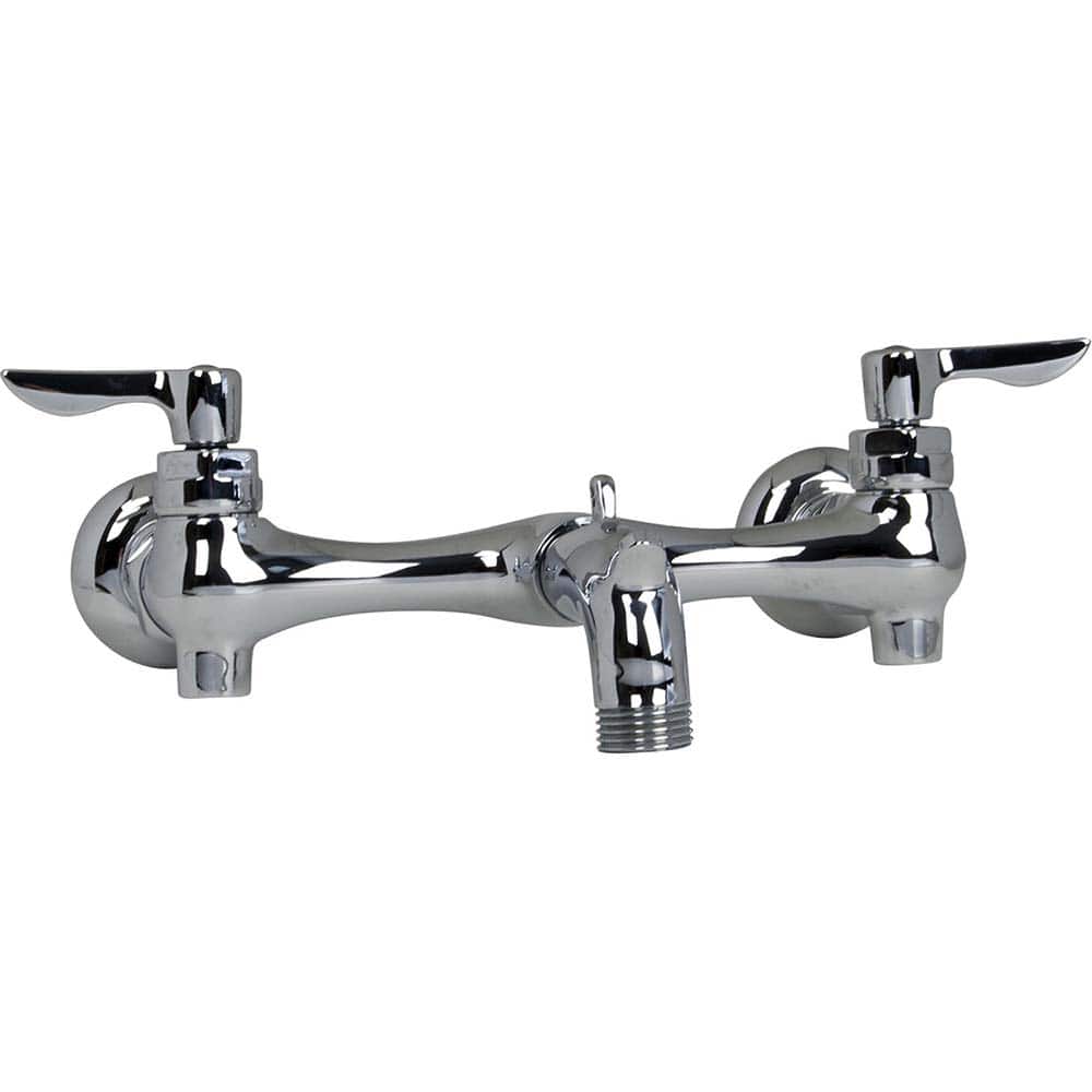 American Standard - Industrial & Laundry Faucets; Type: Utility Faucet ; Style: Transitional ; Design: Two Handle ; Handle Type: Lever ; Spout Type: Straight ; Mounting Centers: 8 (Inch) - Exact Tool & Supply