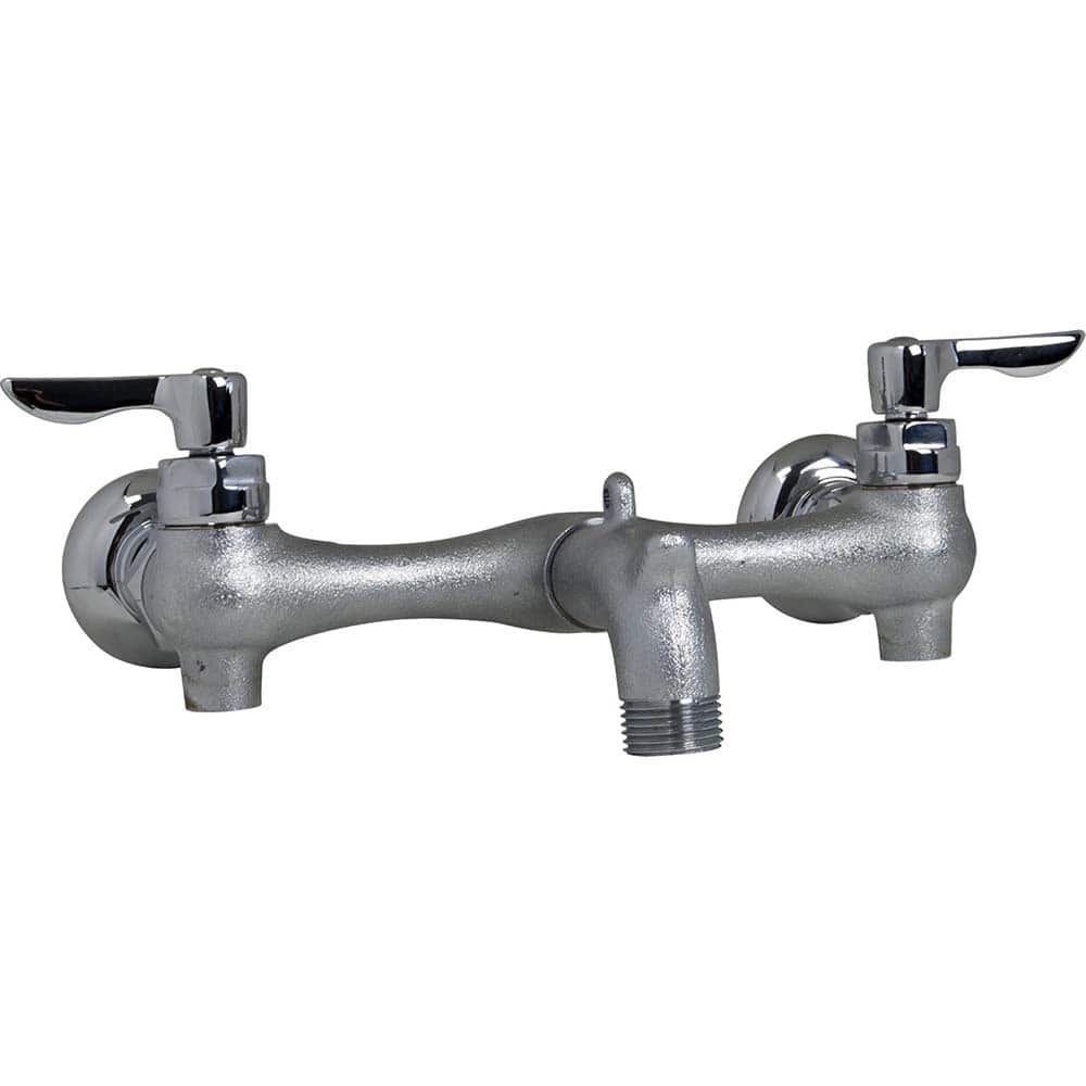 American Standard - Industrial & Laundry Faucets; Type: Utility Faucet ; Style: Transitional ; Design: Two Handle ; Handle Type: Lever ; Spout Type: Straight ; Mounting Centers: 8 (Inch) - Exact Tool & Supply