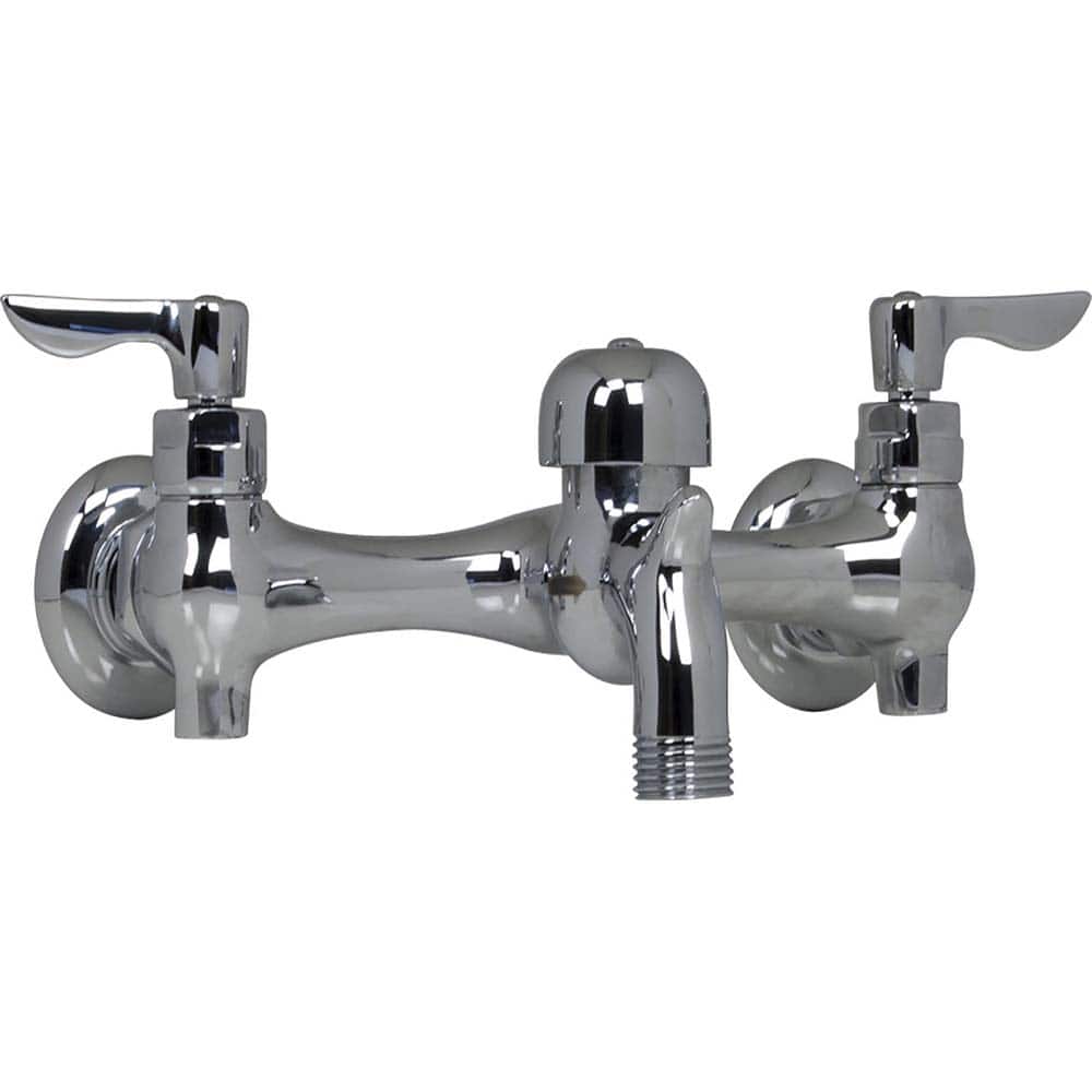 American Standard - Industrial & Laundry Faucets; Type: Utility Faucet ; Style: Transitional ; Design: Two Handle ; Handle Type: Lever ; Spout Type: Straight ; Mounting Centers: 8 (Inch) - Exact Tool & Supply