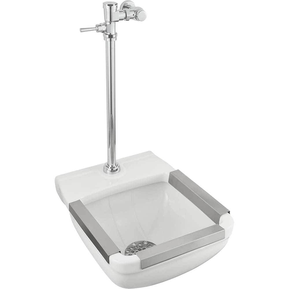 American Standard - Faucet Replacement Parts & Accessories; Type: Stainless Steel Rim Guard (Side) for Floor-Mount Clinic Service Sink ; For Use With: Stainless Steel Rim Guard (Side) for Floor-Mount Clinic Service Sink ; Material: Vitreous china - Exact Tool & Supply