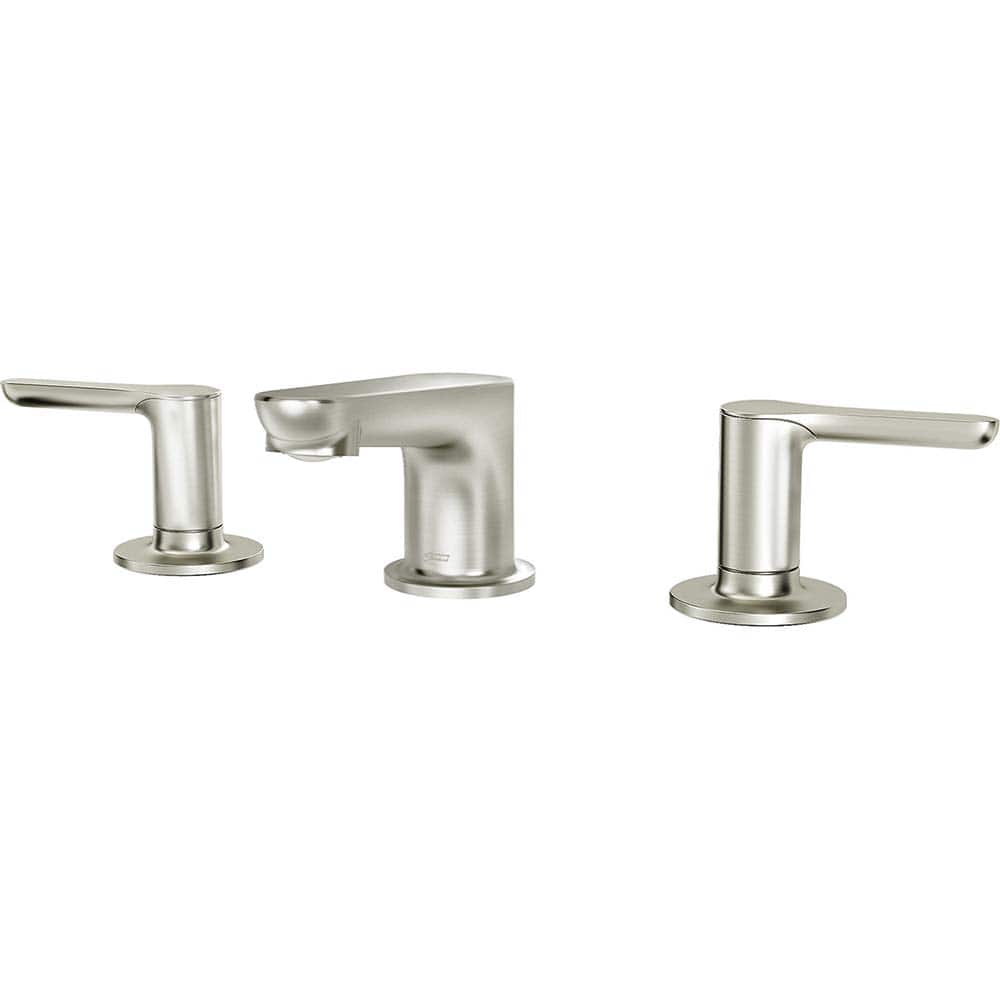 American Standard - Lavatory Faucets; Type: Widespread ; Spout Type: Low Arc ; Design: Two Handle ; Handle Type: Lever ; Mounting Centers: 8 (Inch); Drain Type: Pop-Up - Exact Tool & Supply