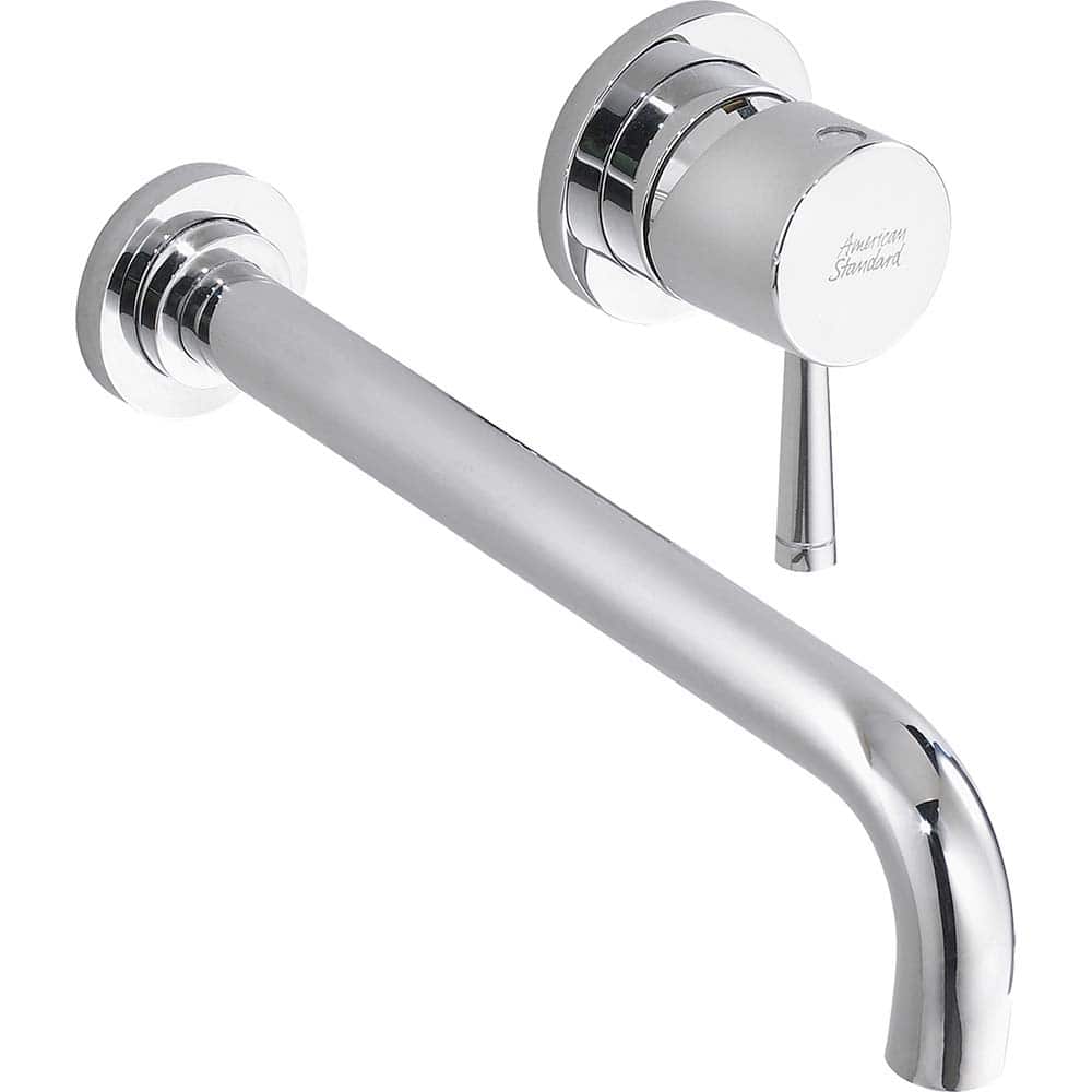 American Standard - Lavatory Faucets; Type: Wall Mount ; Spout Type: Low Arc ; Design: Lever ; Handle Type: Lever ; Mounting Centers: 4 (Inch); Drain Type: Grid - Exact Tool & Supply