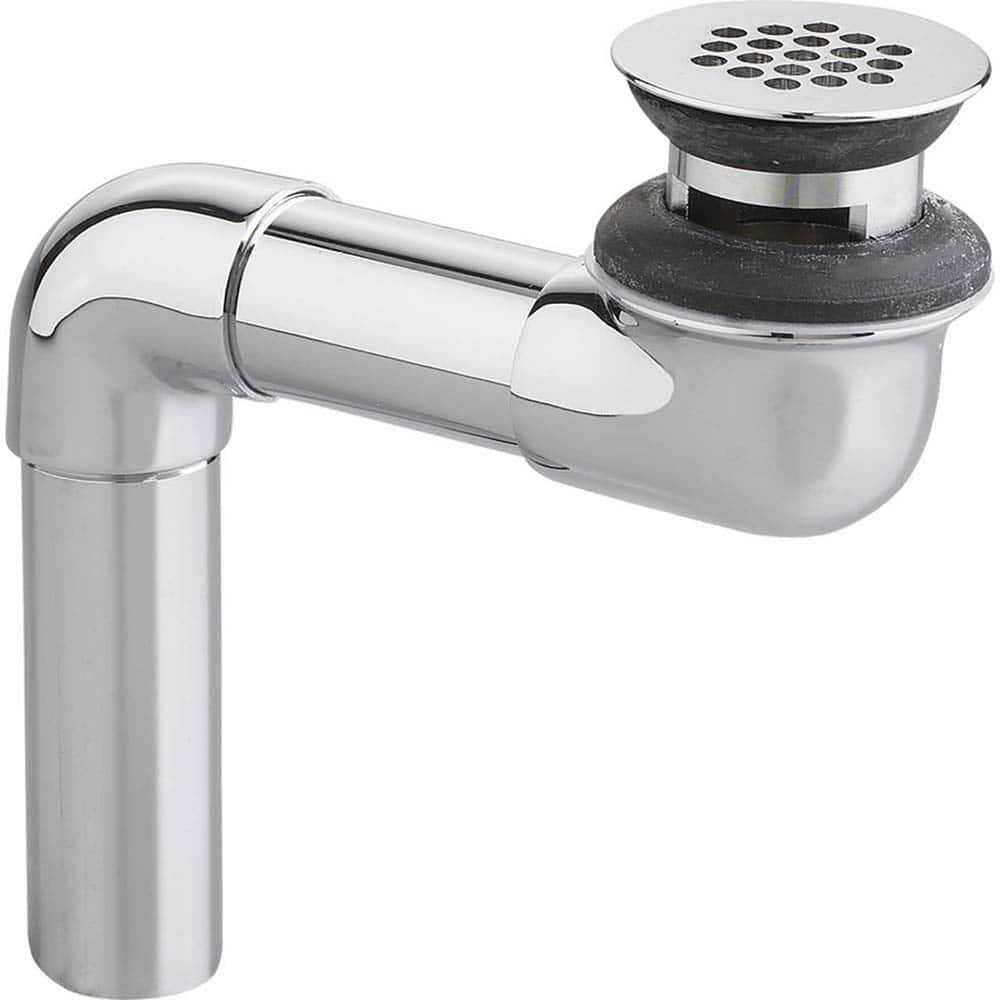 American Standard - Drain Components; Type: Offset Grid Drain ; Includes: Drain with Overflow ; Material: Brass - Exact Tool & Supply