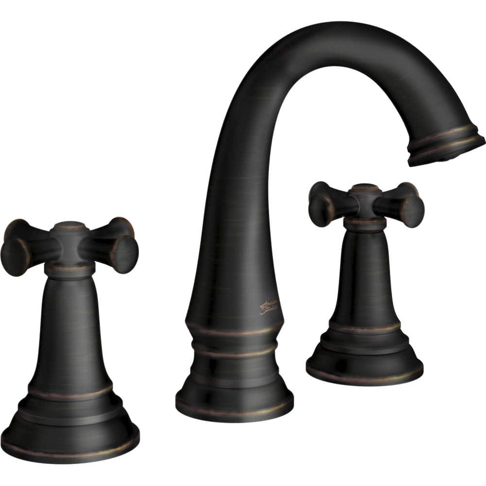 American Standard - Lavatory Faucets; Type: Widespread ; Spout Type: High Arc ; Design: Two Handle ; Handle Type: Cross ; Mounting Centers: 8 (Inch); Drain Type: Pop-Up - Exact Tool & Supply