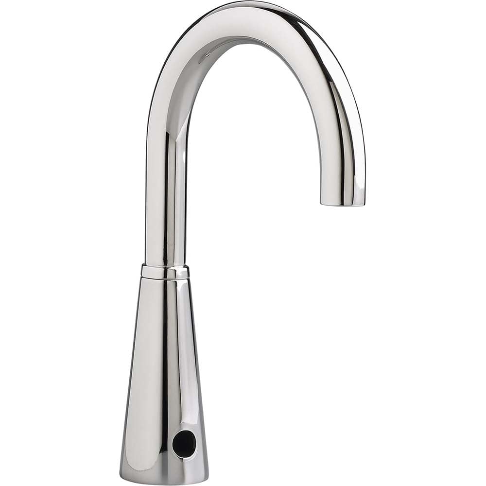 American Standard - Electronic & Sensor Faucets; Type: Sensor ; Style: Modern; Contemporary ; Type of Power: DC ; Spout Type: High Arc ; Mounting Centers: Single Hole (Inch); Finish/Coating: Polished Chrome - Exact Tool & Supply