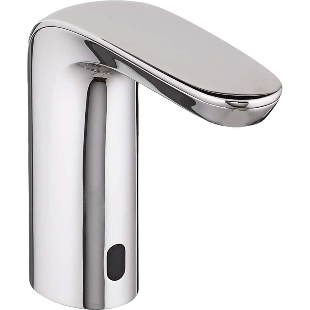 American Standard - Electronic & Sensor Faucets; Type: Sensor ; Style: Modern; Contemporary ; Type of Power: Battery ; Spout Type: Low Arc ; Mounting Centers: Single Hole (Inch); Finish/Coating: Polished Chrome - Exact Tool & Supply