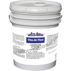 Rite-Kem - Bathroom, Tile & Toilet Bowl Cleaners; Type: Cleaning Solution ; Form: Liquid Concentrate ; Container Size: 5 Gallon Pail ; Container Type: Pail ; Scent: Pleasant ; Disinfectant: No - Exact Tool & Supply