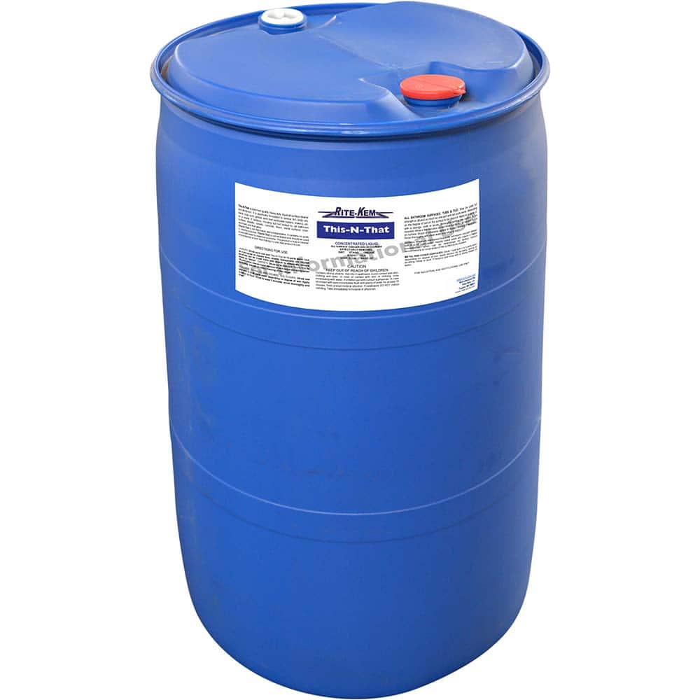 Rite-Kem - Bathroom, Tile & Toilet Bowl Cleaners; Type: Cleaning Solution ; Form: Liquid Concentrate ; Container Size: 55 Gal. Drum ; Container Type: Plastic Drum ; Scent: Pleasant ; Disinfectant: No - Exact Tool & Supply