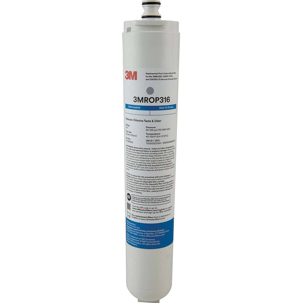 3M Aqua-Pure - Water Filter Systems; Type: Cartridge Filters ; Reduces: CTO, Cyst, Lead, Lindane, Atrazine ; Number of Housings: 0 - Exact Tool & Supply