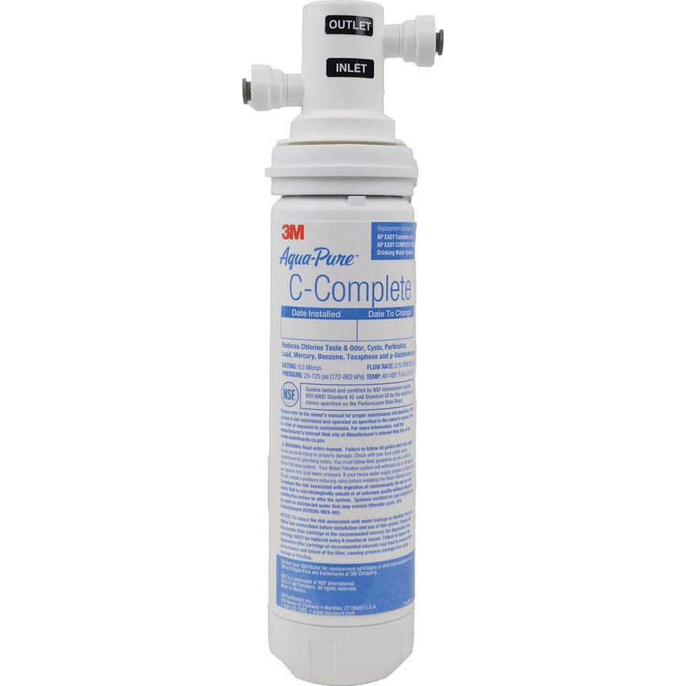 3M Aqua-Pure - Water Filter Systems; Type: Water Filter System ; Reduces: Particulate, Chlorine Taste & Odor, Parasitic Protozoan Cysts, Lead, select VOCs ; Number of Housings: 0 - Exact Tool & Supply