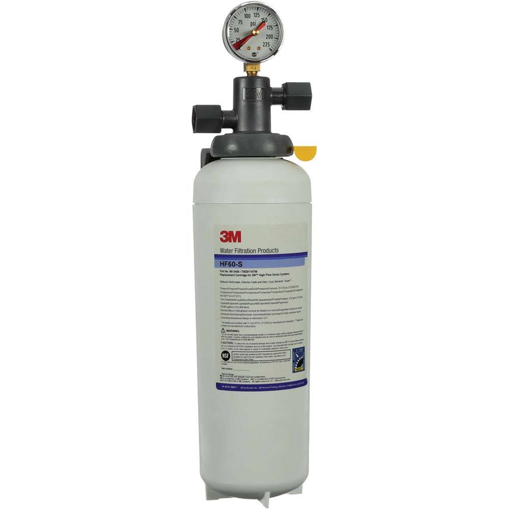 3M Aqua-Pure - Water Filter Systems; Type: Cartridge Filters ; Reduces: Microbiological Particulates; Bacteria & Cysts; Bacteria & Microoganisms; Lead; Particulate, Chlorine Taste & Odor, Asbestos, Parasitic Protozoan Cysts, Lead, Mercury ; Number of Hou - Exact Tool & Supply
